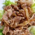 ささらんらん's cooksnap of when they made 新玉ねぎ入り〜豚の生姜焼き.