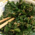 kotahoo's cooksnap of when they made にらの甘味噌ごま和え.