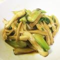 ツブサ's cooksnap of when they made エリンギとチンゲン菜のオイスター煮.