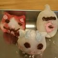 anzubuster's cooksnap of when they made レンジで簡単☆妖怪ウォッチのキャラ和菓子.