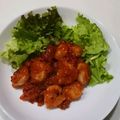 ねこ♪たま's cooksnap of when they made 5分で本格エビチリ.