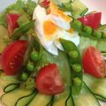 たにたーに's cooksnap of when they made スナップエンドウとゆで卵の春色サラダ.