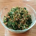 かおpon's cooksnap of when they made 捨てないで!!にんじん葉のふりかけ☆.