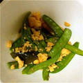 ぺぺんちゅ's cooksnap of when they made 絹さやワカメ卵の中華和え★.