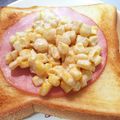 ☆☆みきぶた☆☆'s cooksnap of when they made やみつき♬コーンマヨ＊ハムトースト.