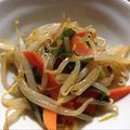 咲いた咲いた♪'s cooksnap of when they made もやし×ニラ♡簡単ピリ辛ナムル.