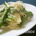 JACK0904's cooksnap of when they made スナップエンドウと玉ねぎのサラダ♤.