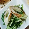 煌ｍａｍａ♡'s cooksnap of when they made 竹輪・きゅうり・水菜のピリ辛味噌マヨ和え.