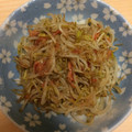 クックET15YS☆'s cooksnap of when they made 簡単♪もやしと桜海老のめんつゆ炒め.