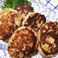Hanachico's cooksnap of when they made いわし☆おからバーグ.