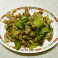 クック81NK9U☆'s cooksnap of when they made 簡単！豚肉と青梗菜のオイスターソース炒め.