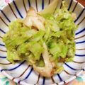 patepateco's cooksnap of when they made あっさりキャベツの酢の物♫.