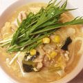 とろけい's cooksnap of when they made 祝再現！岡崎市名物　もろこしうどん.
