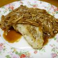 しょこLove's cooksnap of when they made タラのバルサミコソース 簡単.