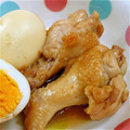 midaka's cooksnap of when they made こっくり♪鶏手羽元と卵の旨煮.