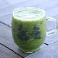 ぽっぽぺぺ's cooksnap of when they made 簡単 小松菜とりんごのグリーンスムージー.