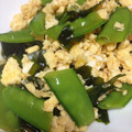 おマサ's cooksnap of when they made 絹さやワカメ卵の中華和え★.