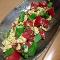 h0shi's cooksnap of when they made 簡単すぎる卵とアスパラとトマトの炒め物.
