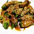 mitthii's cooksnap of when they made 簡単☆スナップえんどうの肉巻き（写真付）.