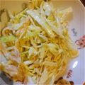 shioppe's cooksnap of when they made コストコチキンでキャベツサラダ.