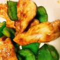 目指せ美白's cooksnap of when they made ♫鶏むね肉とピーマンのオイスター炒め♫.