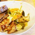 ささなお's cooksnap of when they made フライパンで豚バラ野菜のなんちゃって焼肉.