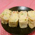 赤い電話's cooksnap of when they made ネギとカニカマの玉子焼き.