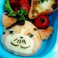 ぐちょりん's cooksnap of when they made 妖怪ウォッチ キャラ弁 マスターニャーダ.
