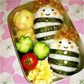 memgeg's cooksnap of when they made 簡単キャラ弁☆俵おにぎりキッズ♪.