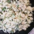 ayakapo's cooksnap of when they made 水菜と小えびの梅チャーハン.