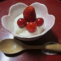 ぽんぽん堂's cooksnap of when they made 余り生クリームで簡単レアチーズ風デザート.