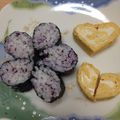 ほあたん's cooksnap of when they made 細巻きがお花に変身☆幼稚園弁当.