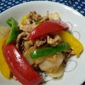ｍａｒｉ♪'s cooksnap of when they made 豚肉とピーマンのオイスターソース炒め.