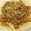 てるどん's cooksnap of when they made 我が家の♡優しい味付けミートソース♪.