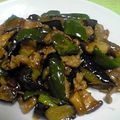 パンヤヒロ's cooksnap of when they made 豚肉と茄子の甘味噌炒め～韓国風？～.