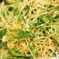 dokudanjou's cooksnap of when they made 鶏肉と水菜の柚子胡椒パスタ.