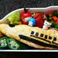さや １３０'s cooksnap of when they made キャラ弁新幹線ﾄﾞｸﾀｰｲｴﾛｰ!!.