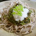 切干大根大好き's cooksnap of when they made 初夏のご馳走♡わらび叩きそば.