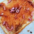 ぷにゅふにゅ's cooksnap of when they made 塩辛トーストサンド.