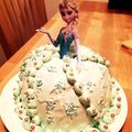 •HANA•ちゃん's cooksnap of when they made アナと雪の女王　～エルサ～　ケーキ♡.