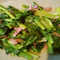 ボブナナ's cooksnap of when they made 小松菜とベーコンのうまっ！炒め.