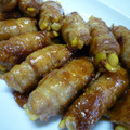 reiyan1956's cooksnap of when they made たけのことピーマン☆照り焼き風肉巻き.