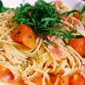 ICCHIE31's cooksnap of when they made トマトと大葉の和風パスタ♪.