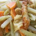 エミちゃん's cooksnap of when they made ふきとさつま揚げの味噌煮.