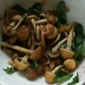 ma___111's cooksnap of when they made なめこの大葉和え.