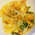 ★ゆうなな☆'s cooksnap of when they made 新玉とスナップえんどうのふわとろ卵とじ.