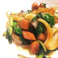 クックX2OP93☆'s cooksnap of when they made ほうれん草とウインナーのオイスター炒め♪.