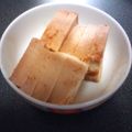 Aview's cooksnap of when they made 【農家のレシピ】チーズ風☆豆腐の味噌漬け.