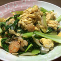なるこォ's cooksnap of when they made 炒めるだけ簡単中華☆青梗菜・海老の卵炒め.
