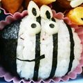 あきんこ１９'s cooksnap of when they made しまうま弁当：キャラ弁.